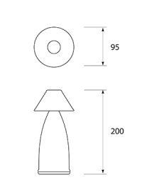 NEOZ kabellose Leuchten Modell Masse OWL 3 NEOZ kabellose Leuchten Modell Masse OWL 3