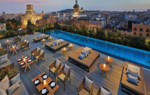 NEOZ kabellose Leuchte Ice Round 100 - Location Mandarin Oriental Barcelona